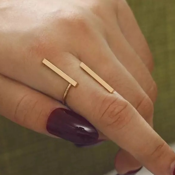 Double Bared Midi Ring